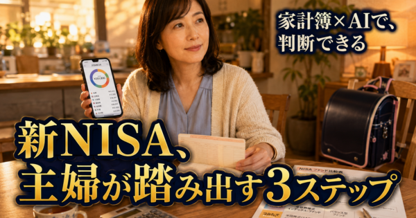 40代主婦の『家計簿×NISA投資判断』AIエージェント完全ガイド【新NISA2026】