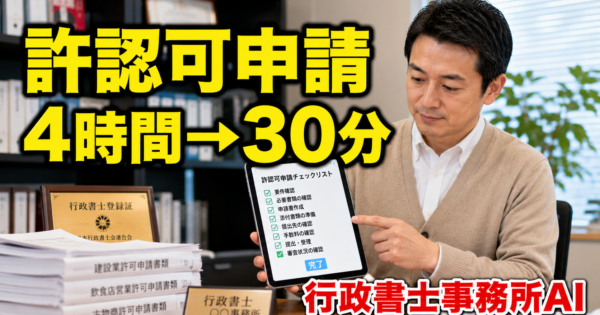 行政書士事務所の『許認可申請書類チェック』AIエージェントの作り方【士業2026】