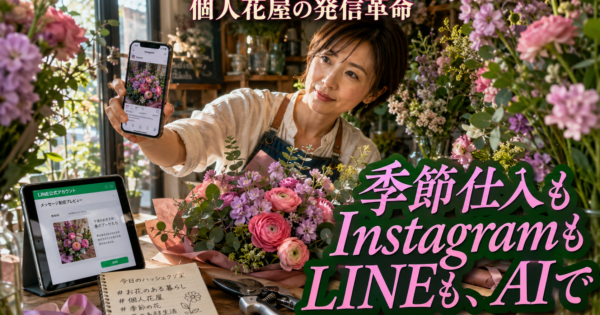 個人花屋の『季節仕入×SNS発信×LINE公式』一気通貫AIエージェント完全ガイド【小売業2026】