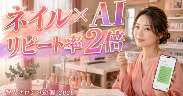 個人ネイルサロンの『カウンセリング→次回提案』AIエージェント【リピート率を半年で2倍にする実装プロンプト2026】