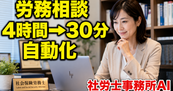 社労士事務所の『労務Q&A・就業規則チャット』AIエージェントの作り方【2026年労基法改正対応】