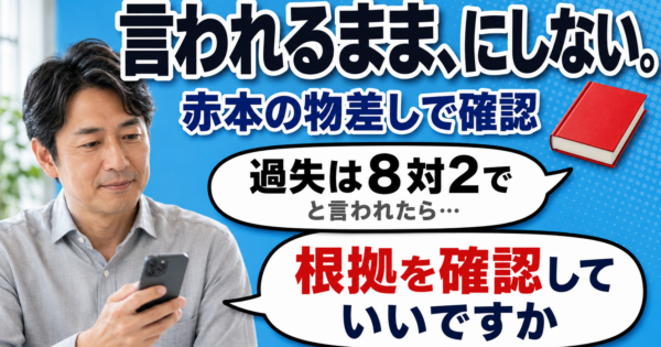 【実話】保険会社の「8対2」を鵜呑みにしかけた私が、AI予習で過失割合を9対1にひっくり返し、賠償額が1,000万円変わった話