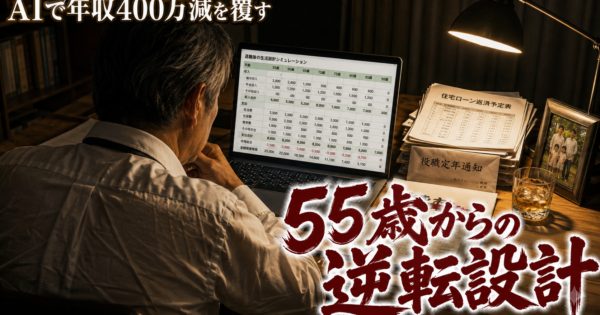 50代男性ホワイトカラーの『役職定年→収入半減対策』AIエージェント完全ガイド【会社員2026】