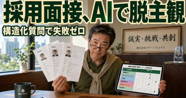 中小企業の『新卒採用面接×構造化質問』AIエージェント完全ガイド【経営者・人事2026】