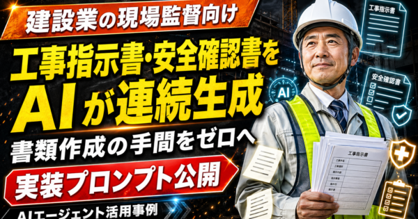 工事指示書をAIで作った後の判断基準｜状況×可否×理由のケース表で現場監督が迷わない【建設業2026】