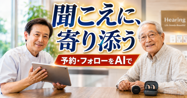 補聴器店のフォロー業務をAIエージェントで【試聴予約→装用フォロー→調整リマインド2026】