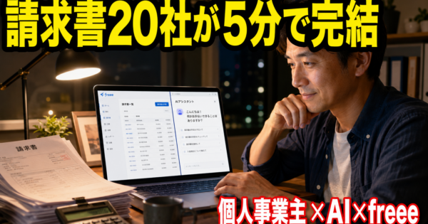 個人事業主・フリーランスの『請求書・督促メール』AIエージェントの作り方【経理2026】
