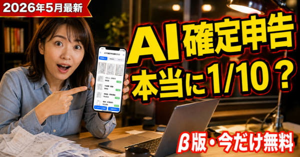 マネーフォワード AI確定申告β版 実機レビュー ─ レシート9枚で精度はどうだった？舞台制作フリーランスが試した本音【2026年5月版】