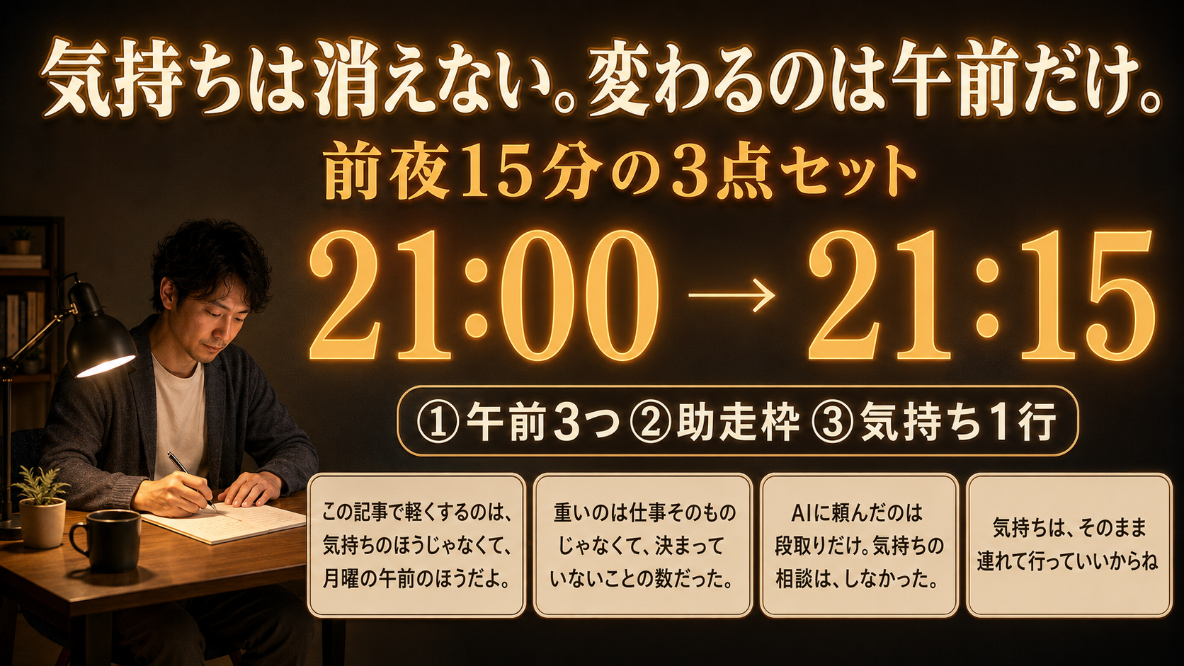 休み明けが憂うつな朝に。AIで気持ちと段取りを整理する【2026】
